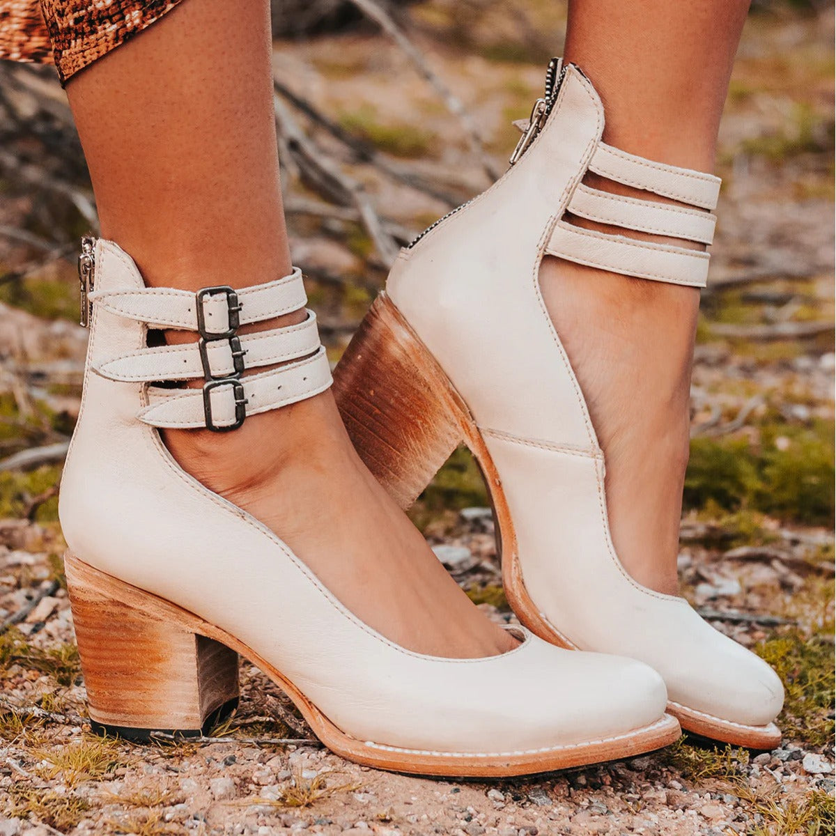 Queen | Buckle Strap Block Heel