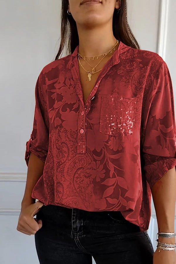 Carys | Elegant Sequin Top