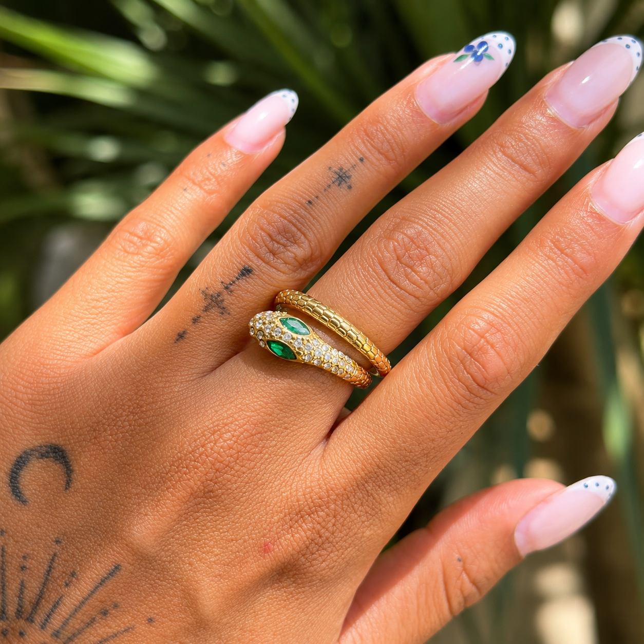 Laurine | Snake Wrap Adjustable Ring