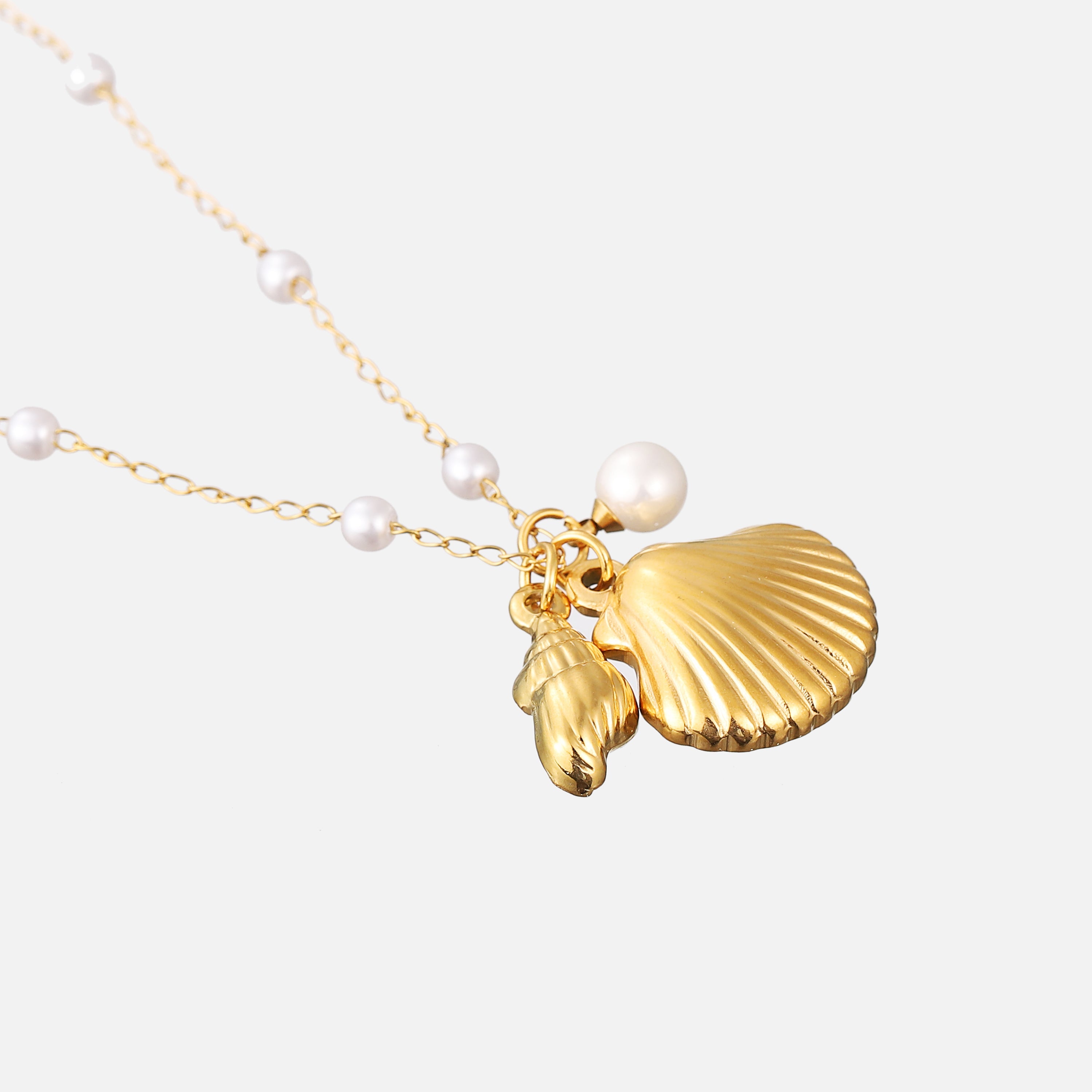 Edwina | Seashell Pendant Necklace