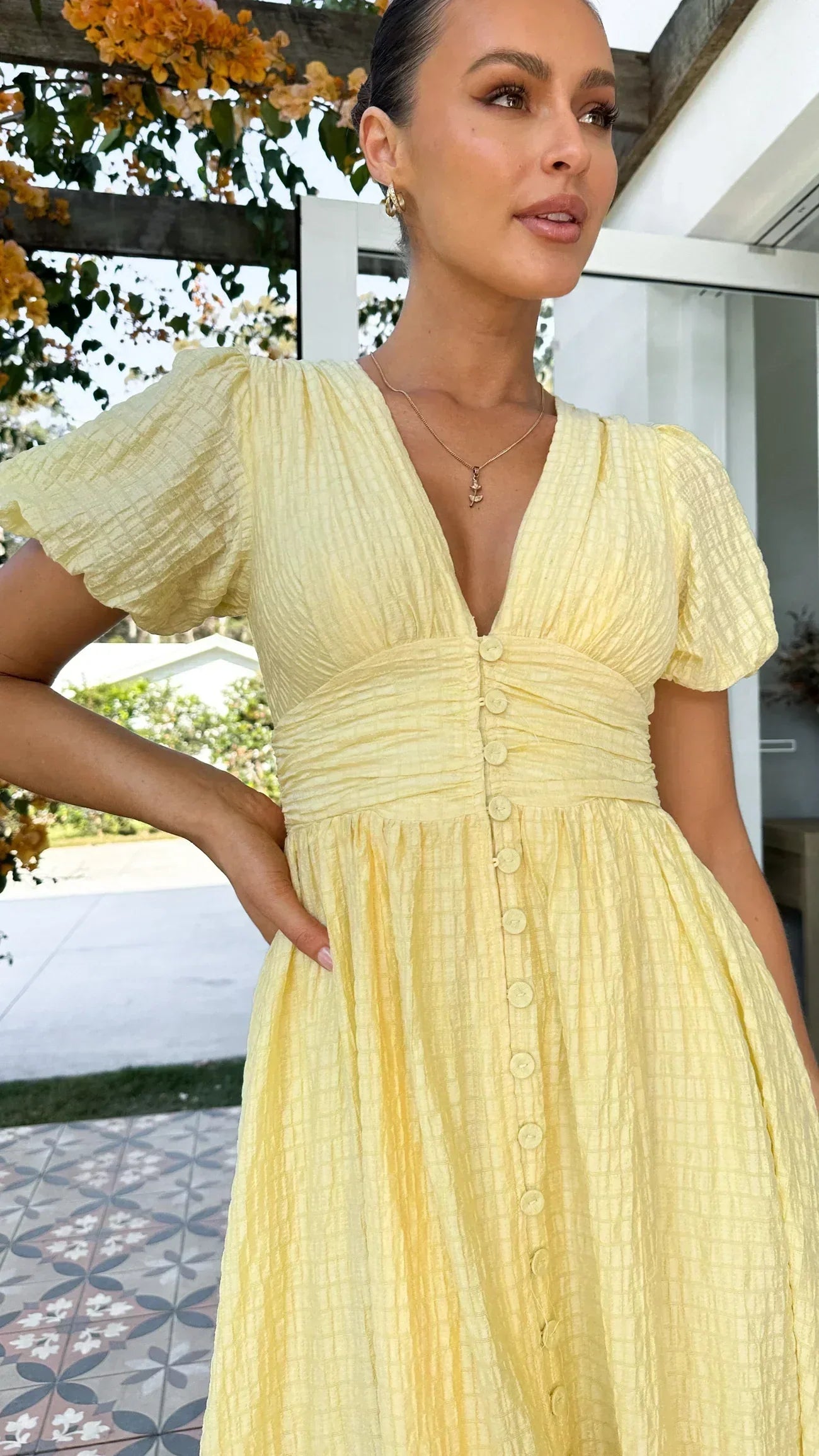 Myla | Romantic Puff Sleeve Maxi Dress