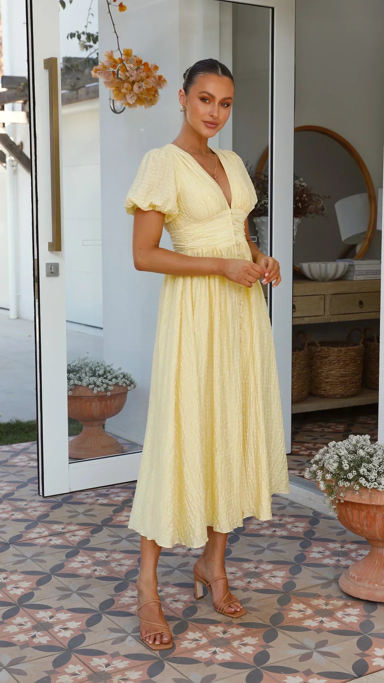 Myla | Romantic Puff Sleeve Maxi Dress