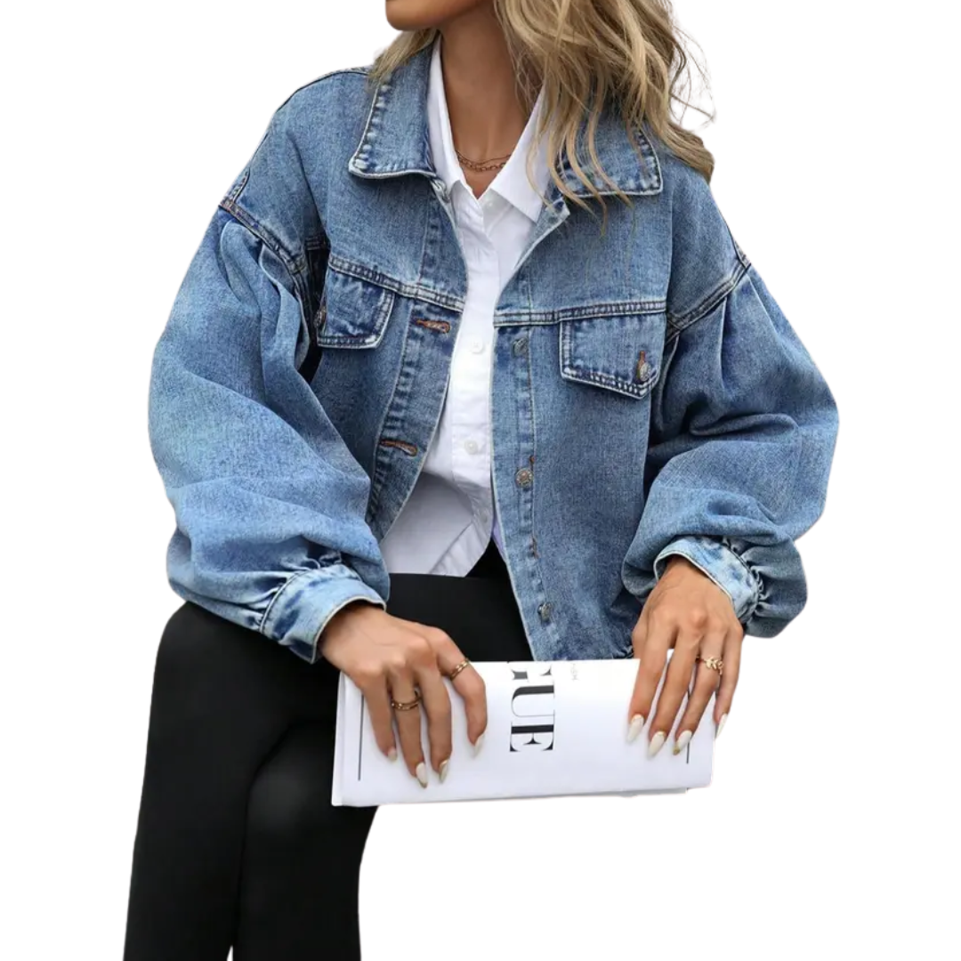 Frankie | Relaxed Cropped Denim Jacket