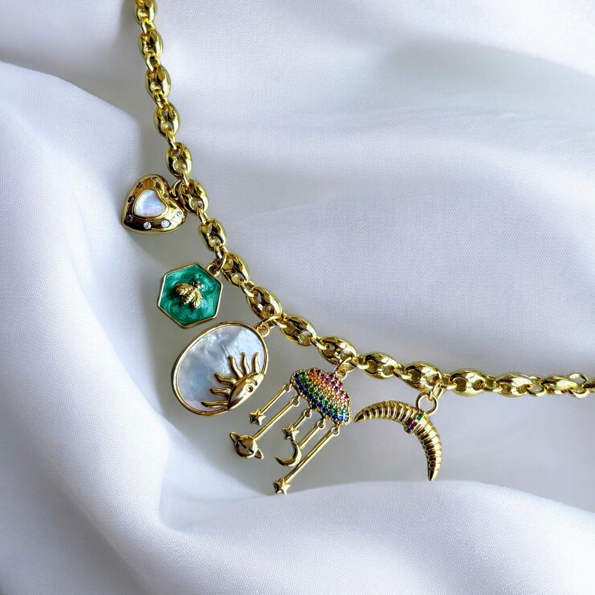 Caroline | Solar Harmony Pendant Necklace