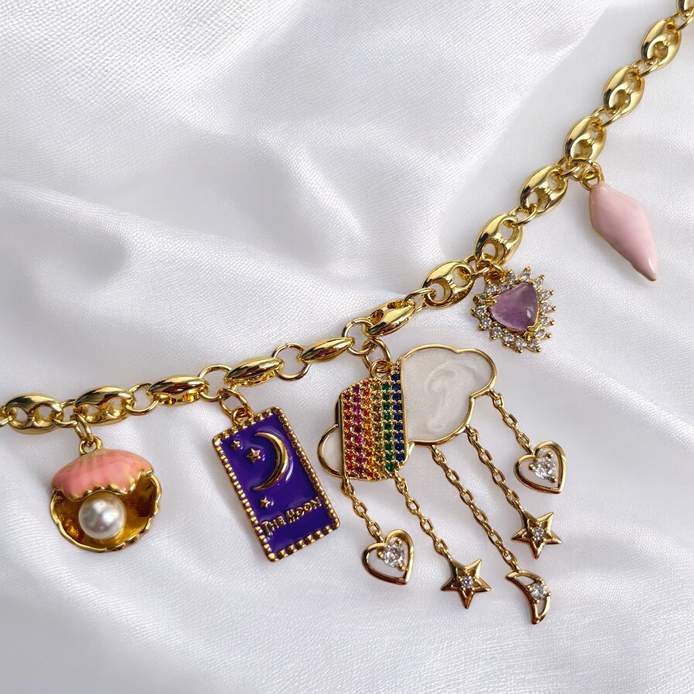 Adelaide | Celestia Charm Necklace