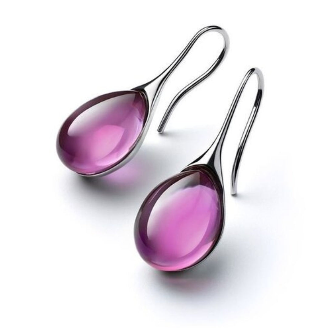 Jasmine | Crystal Dangle Drop Earrings