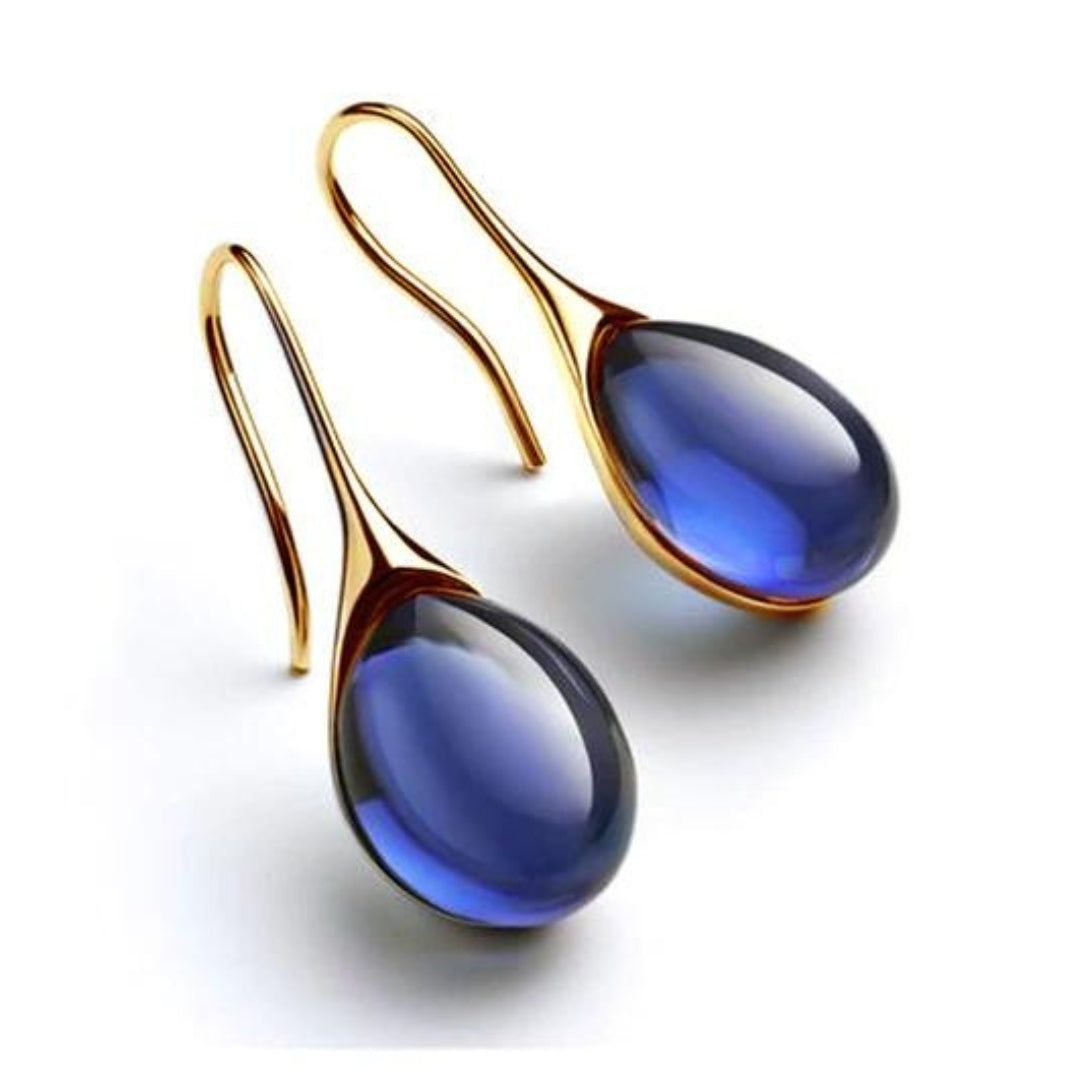 Remy | Crystal Drop Earrings Gold & Silver
