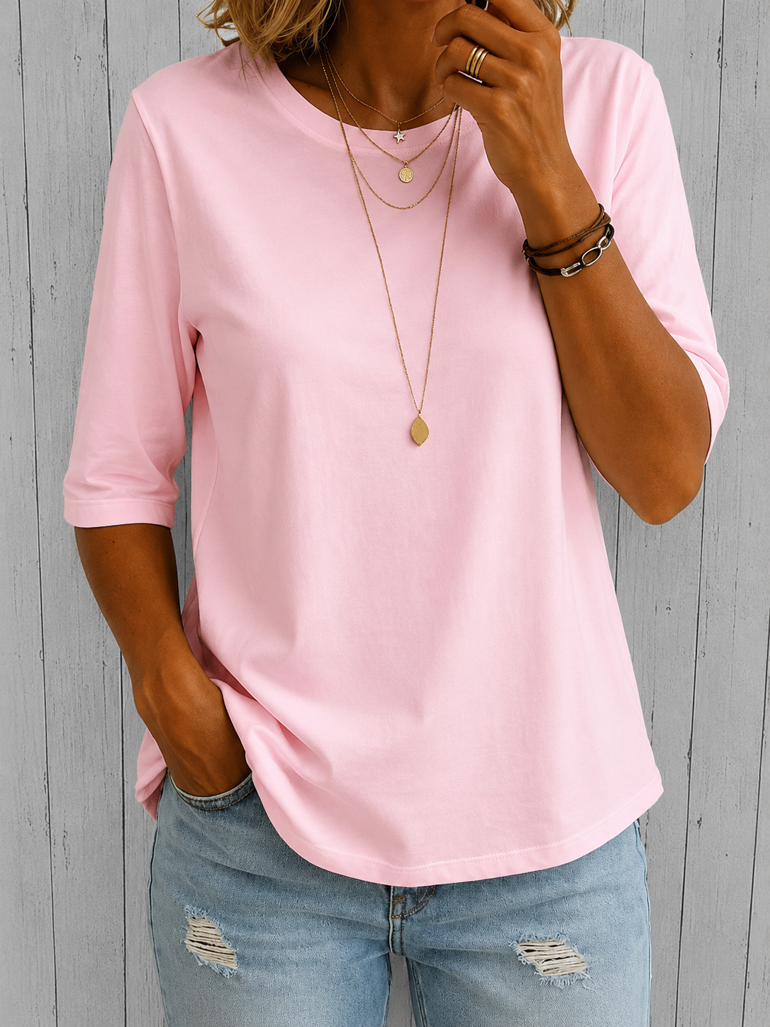 Zada | Half-Sleeve Coverage Tee