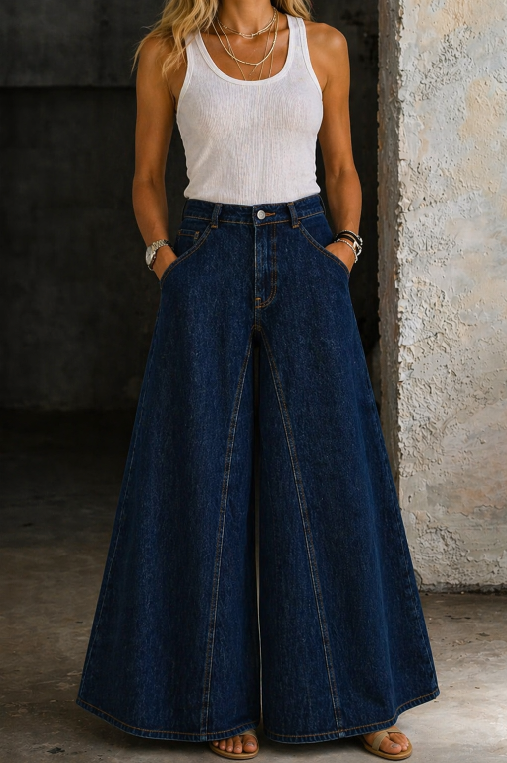 Elena | High Waist Relaxed Jeans