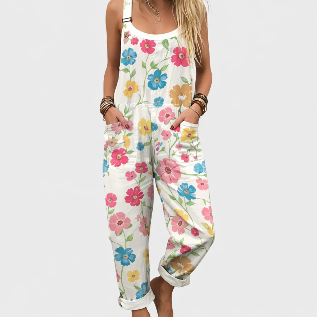 Adrienne | Printed Wide-Leg Jumpsuit