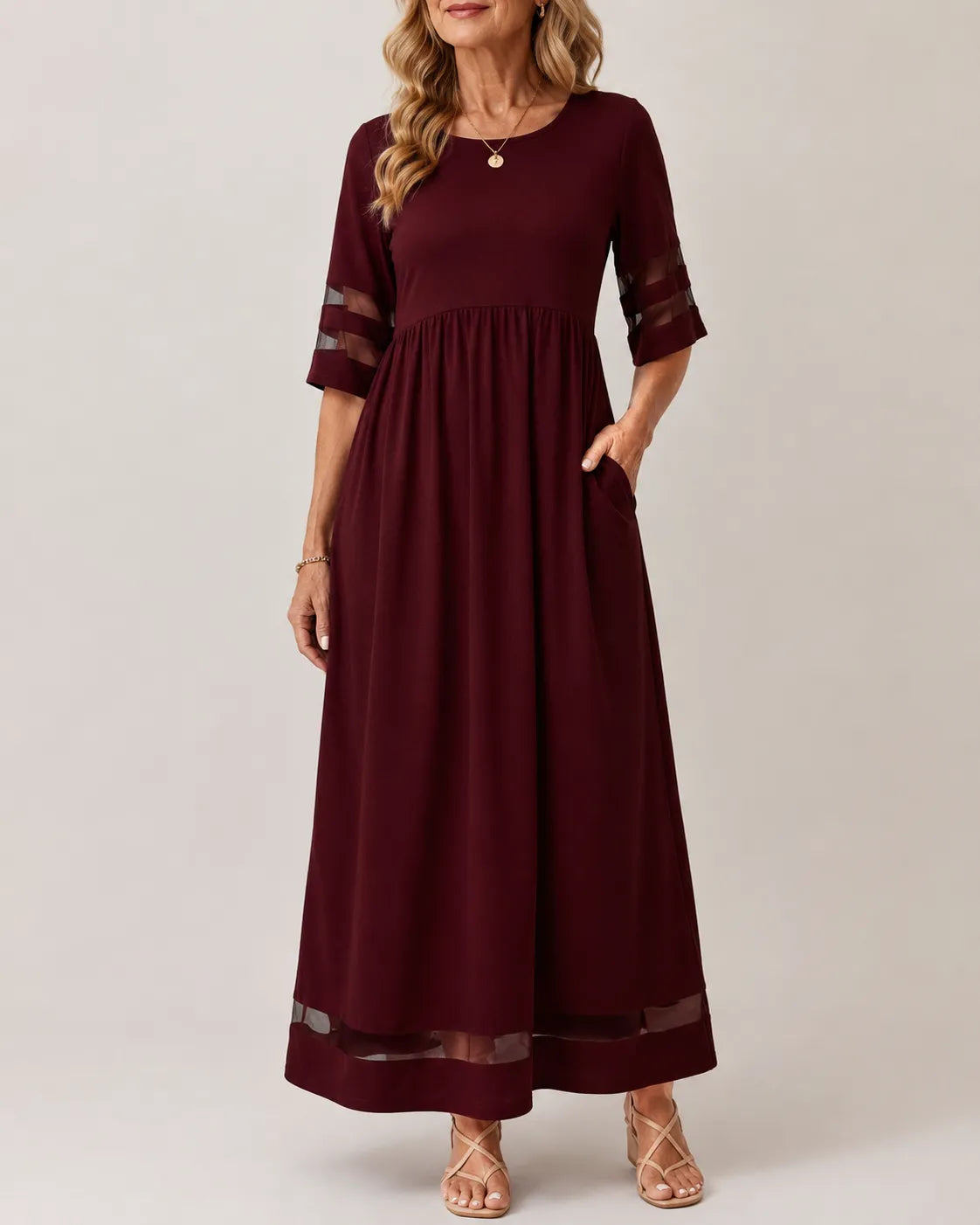 Greer | Tummy-Smoothing Midi Dress