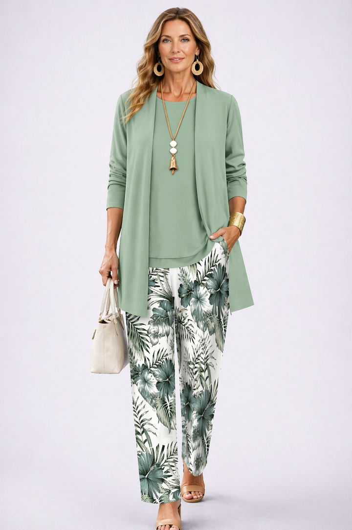 Niko | Three-Piece Set in Natural Tones
