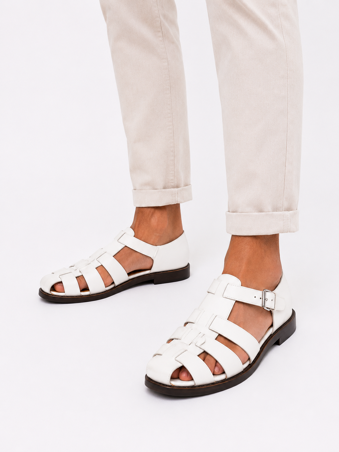 Andrew | Classic Fisherman Leather Sandals