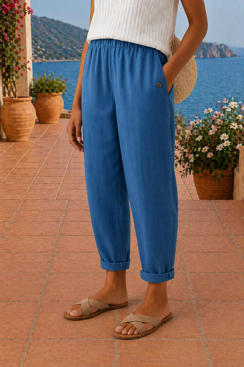 Jordan | Relaxed Linen Wide-Leg Pants