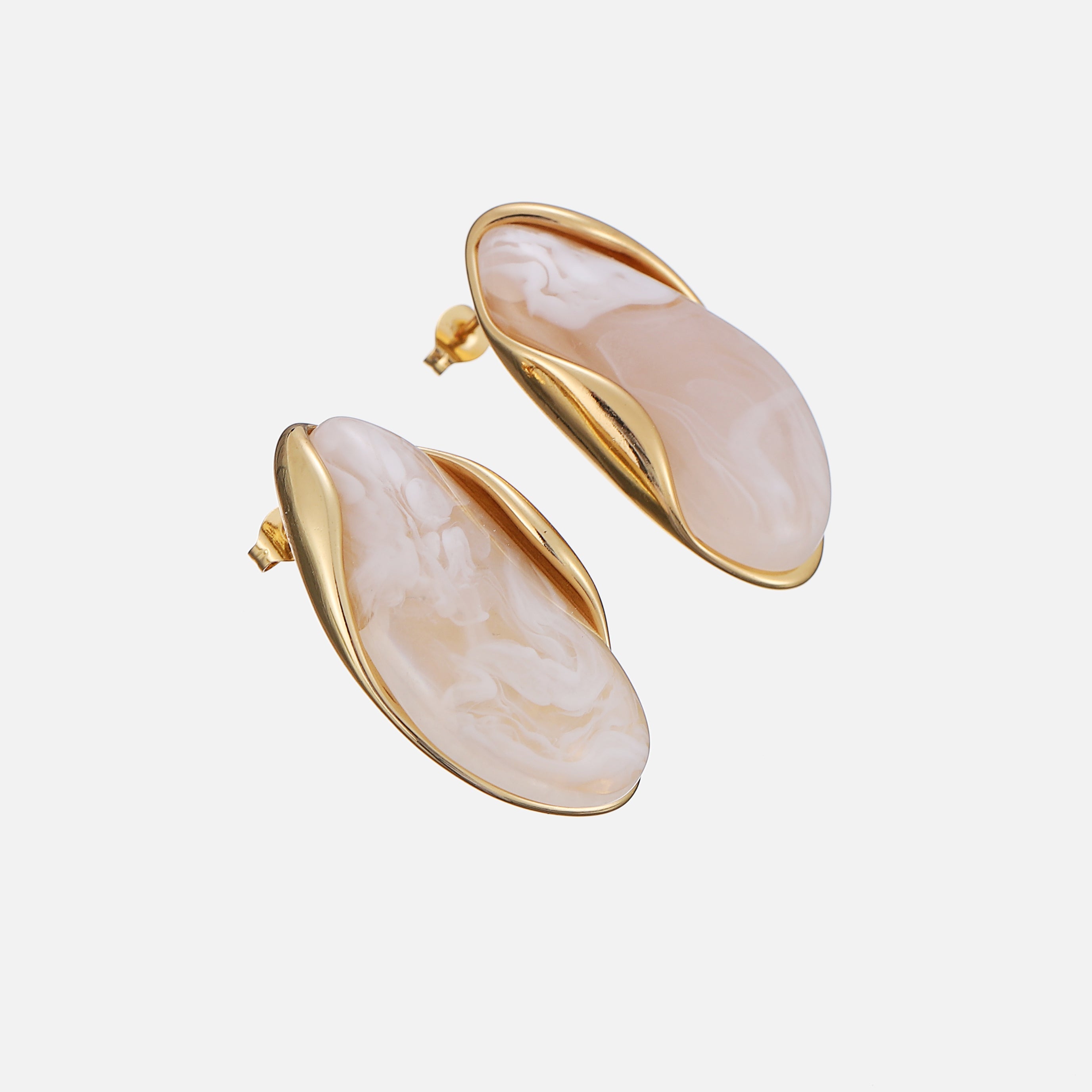 Gia | Pearlescent Statement Earrings