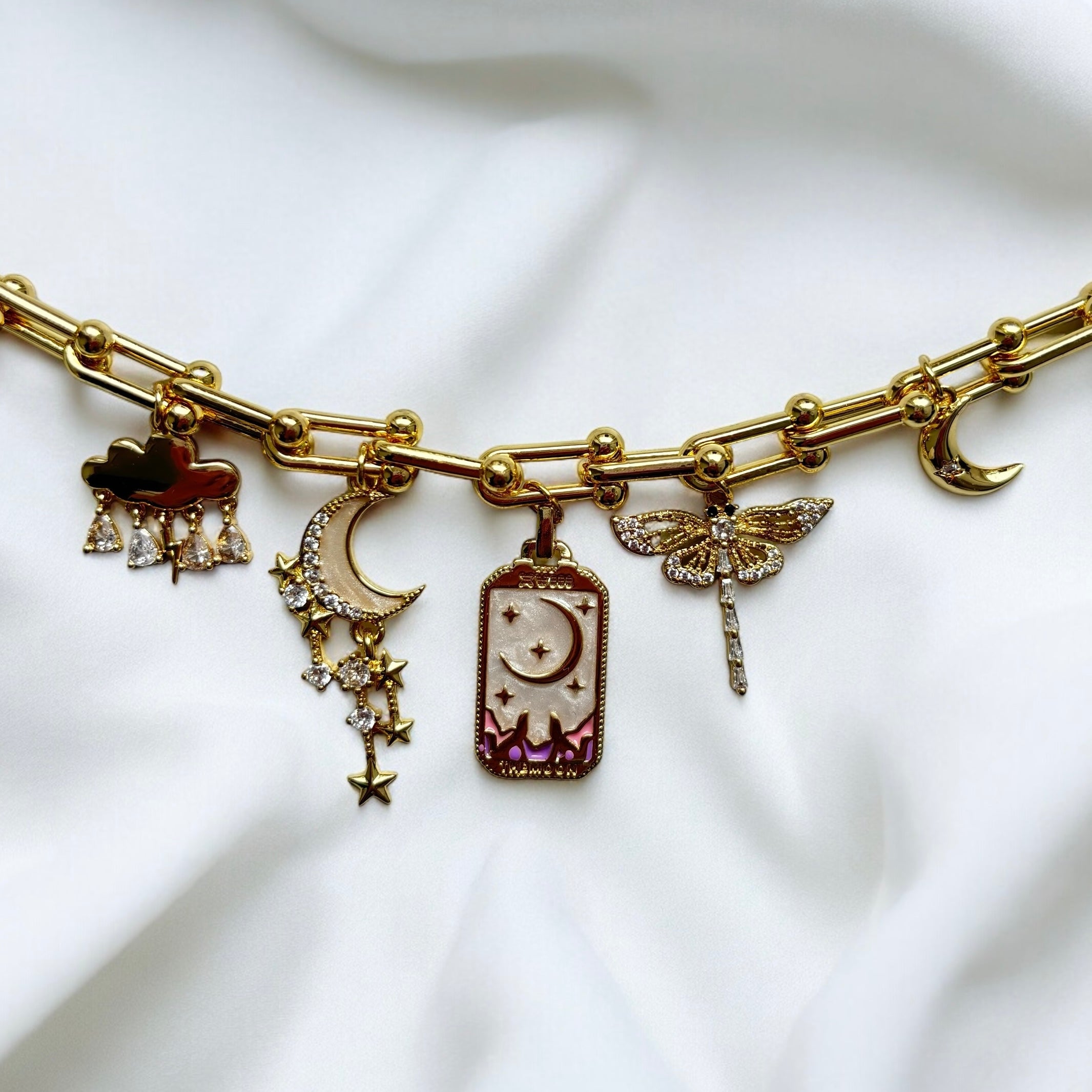 Eleanor | Luna Handmade Gold Charm Necklace