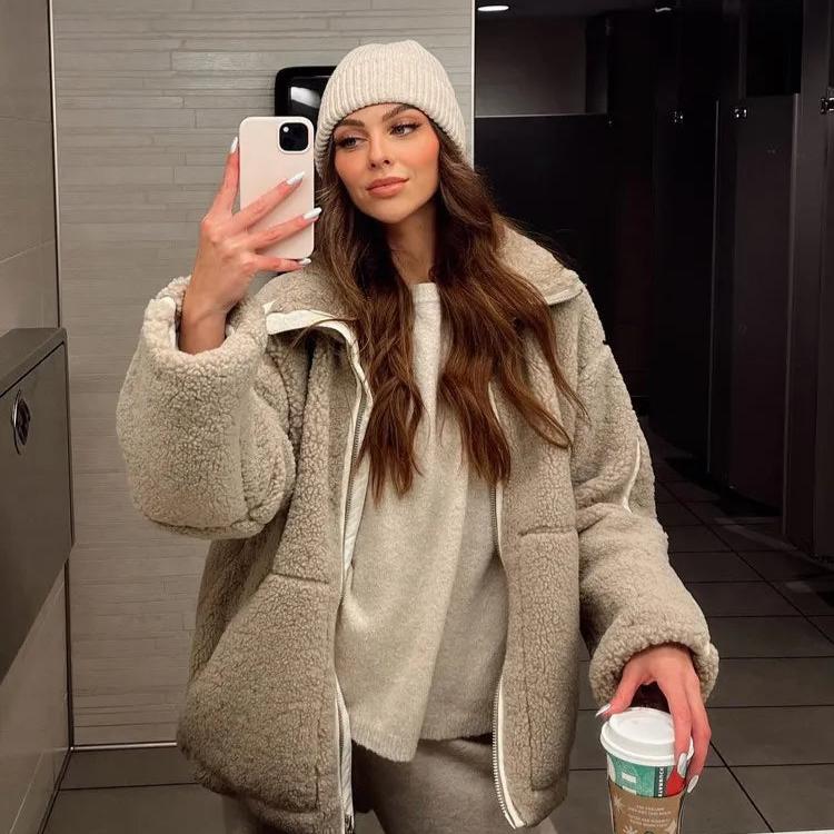 Celeste | Oversized Soft Teddy Fleece Jacket