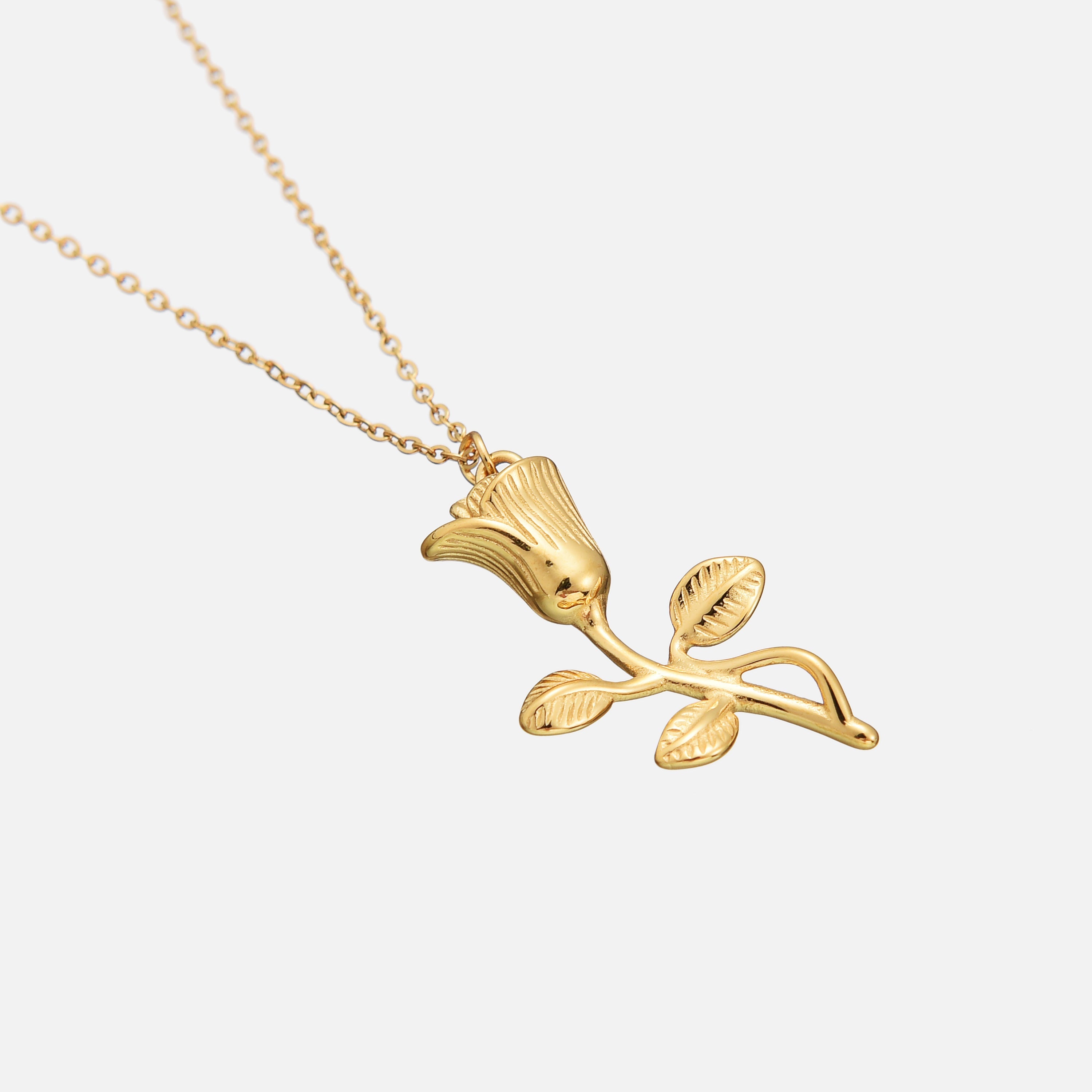 Nixie | Rose Pendant Necklace