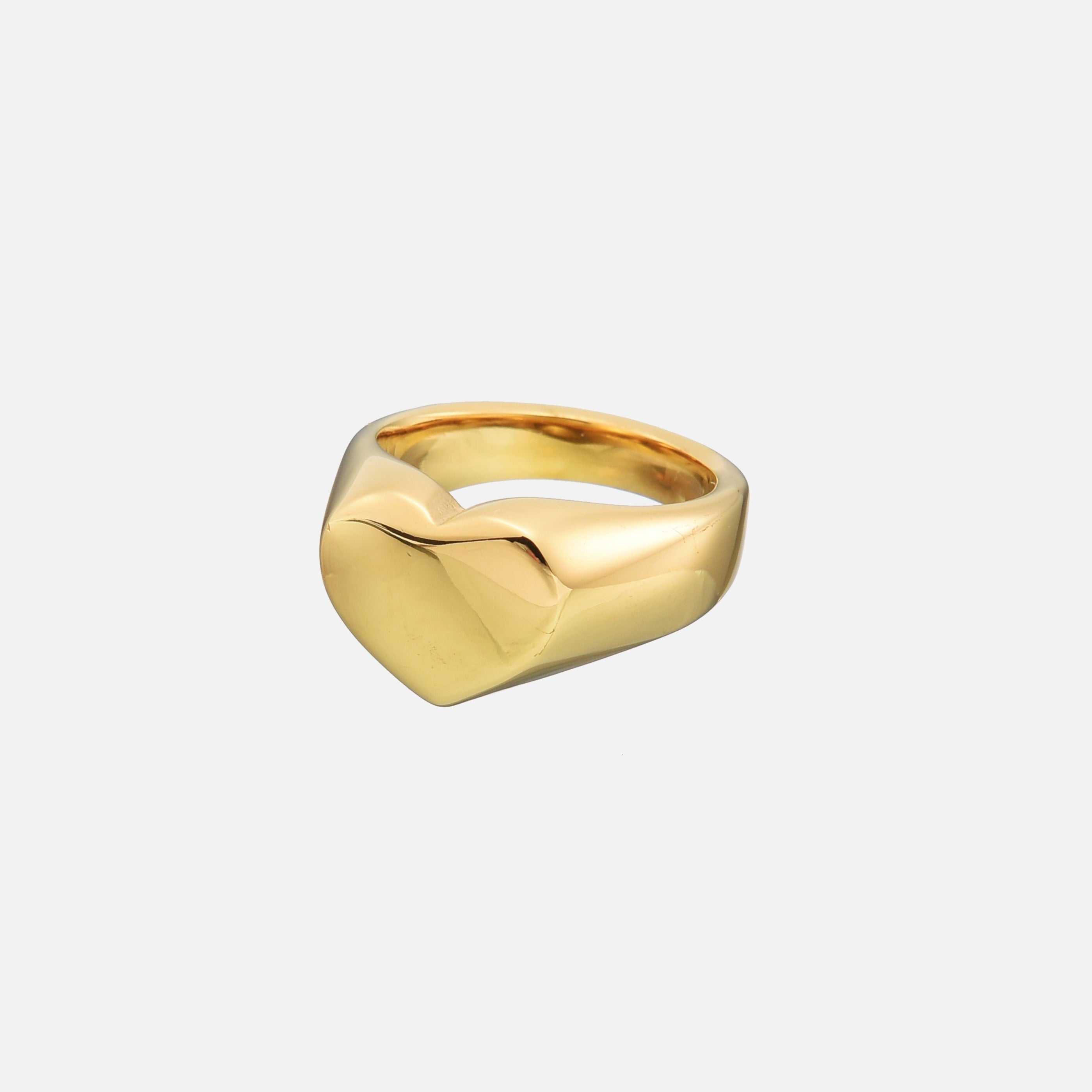 Noreen | Gold Heart-Shaped Ring
