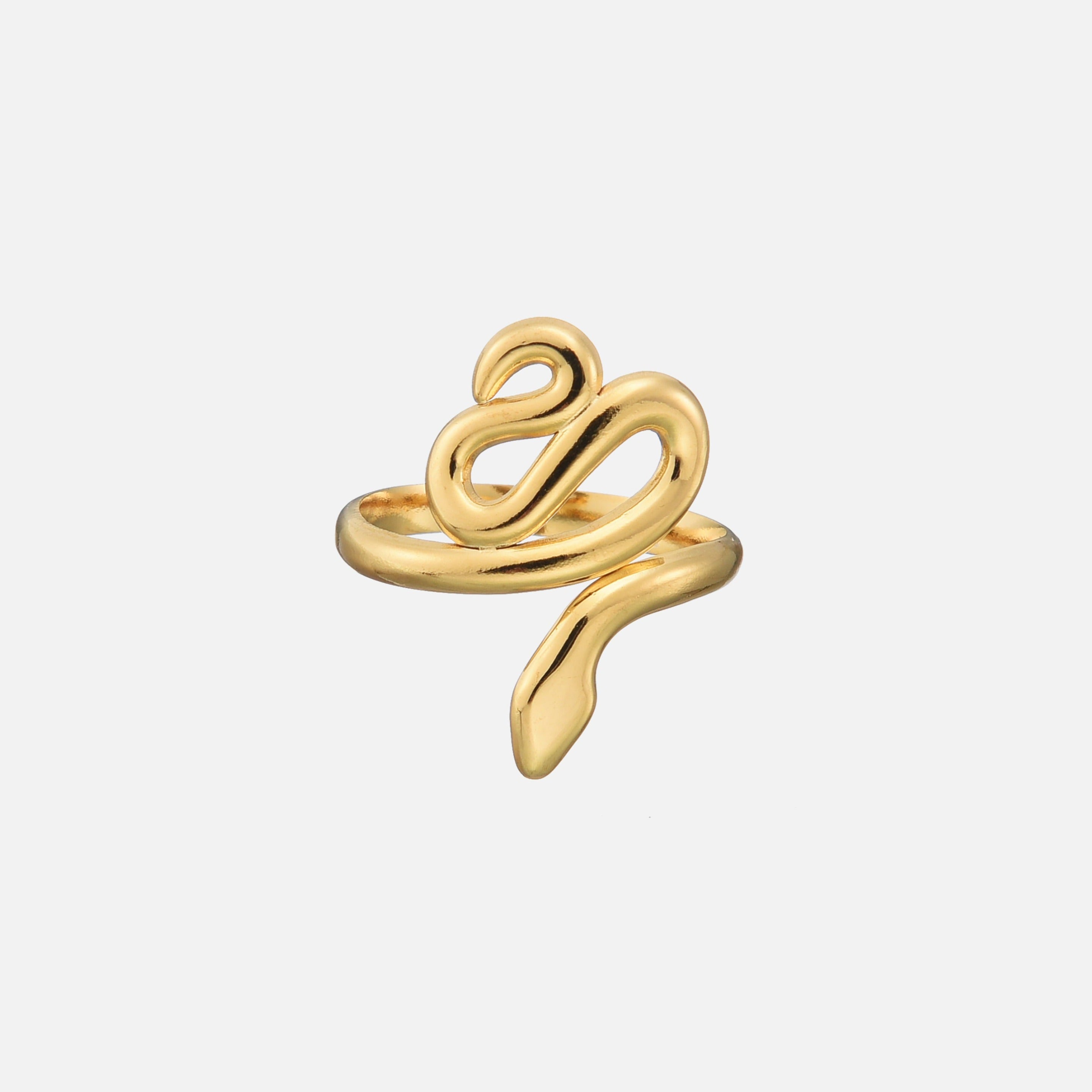 Christel | 18K Gold Plated Snake Ring
