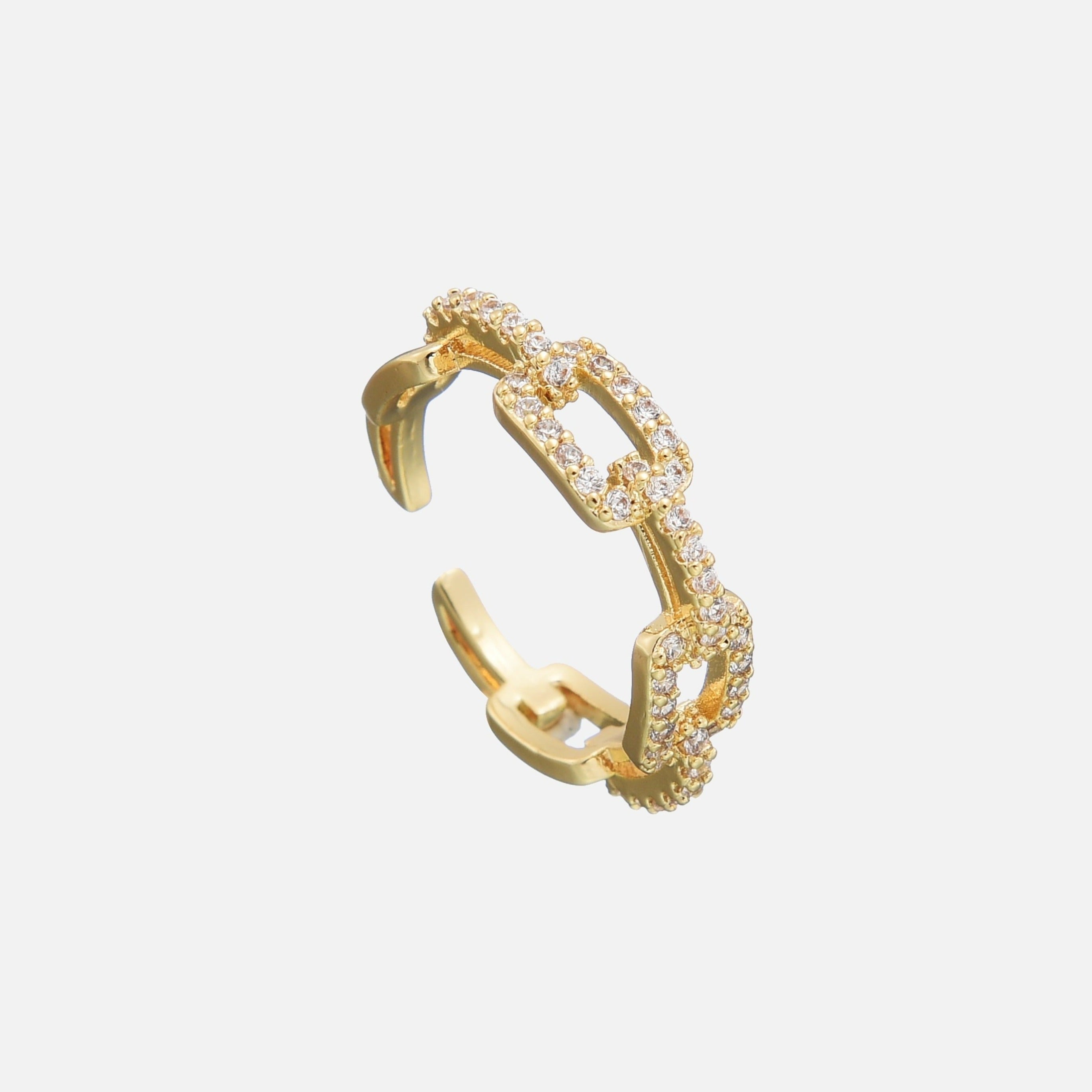 Tilda | Adjustable CZ Sparkle Ring