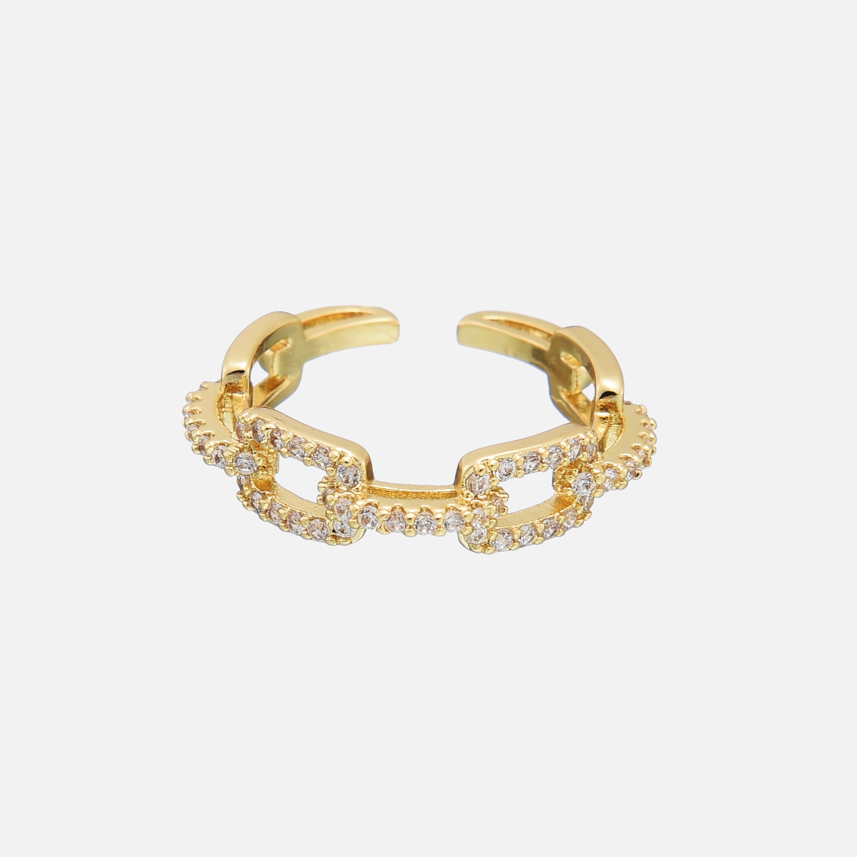 Tilda | Adjustable CZ Sparkle Ring