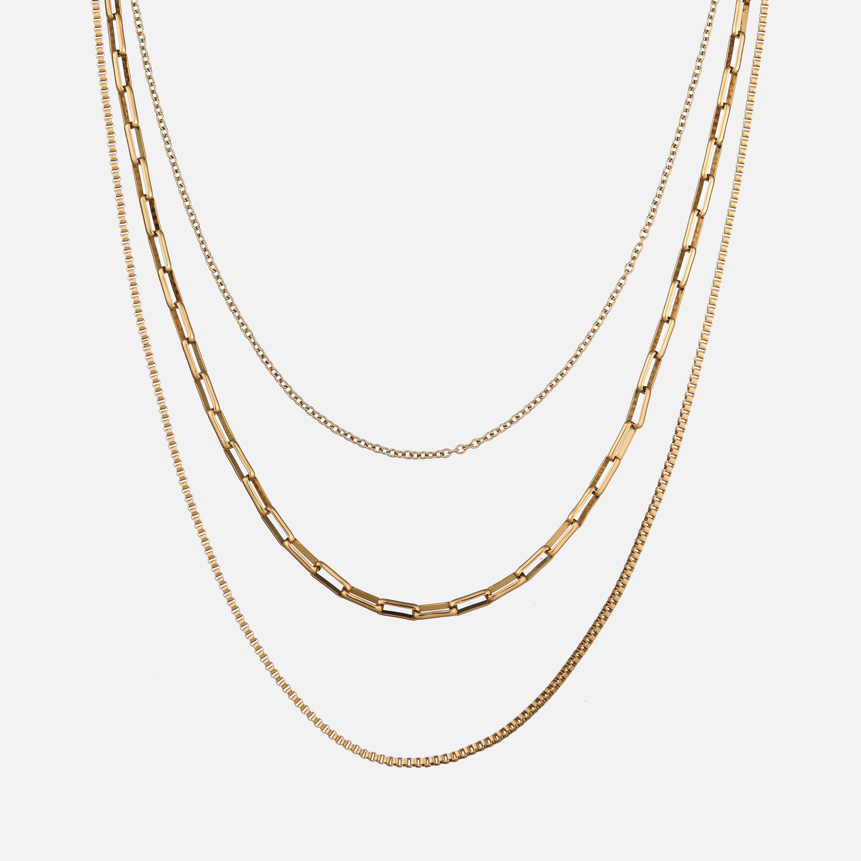 Tira | 18K Gold-Plated Layered Necklace