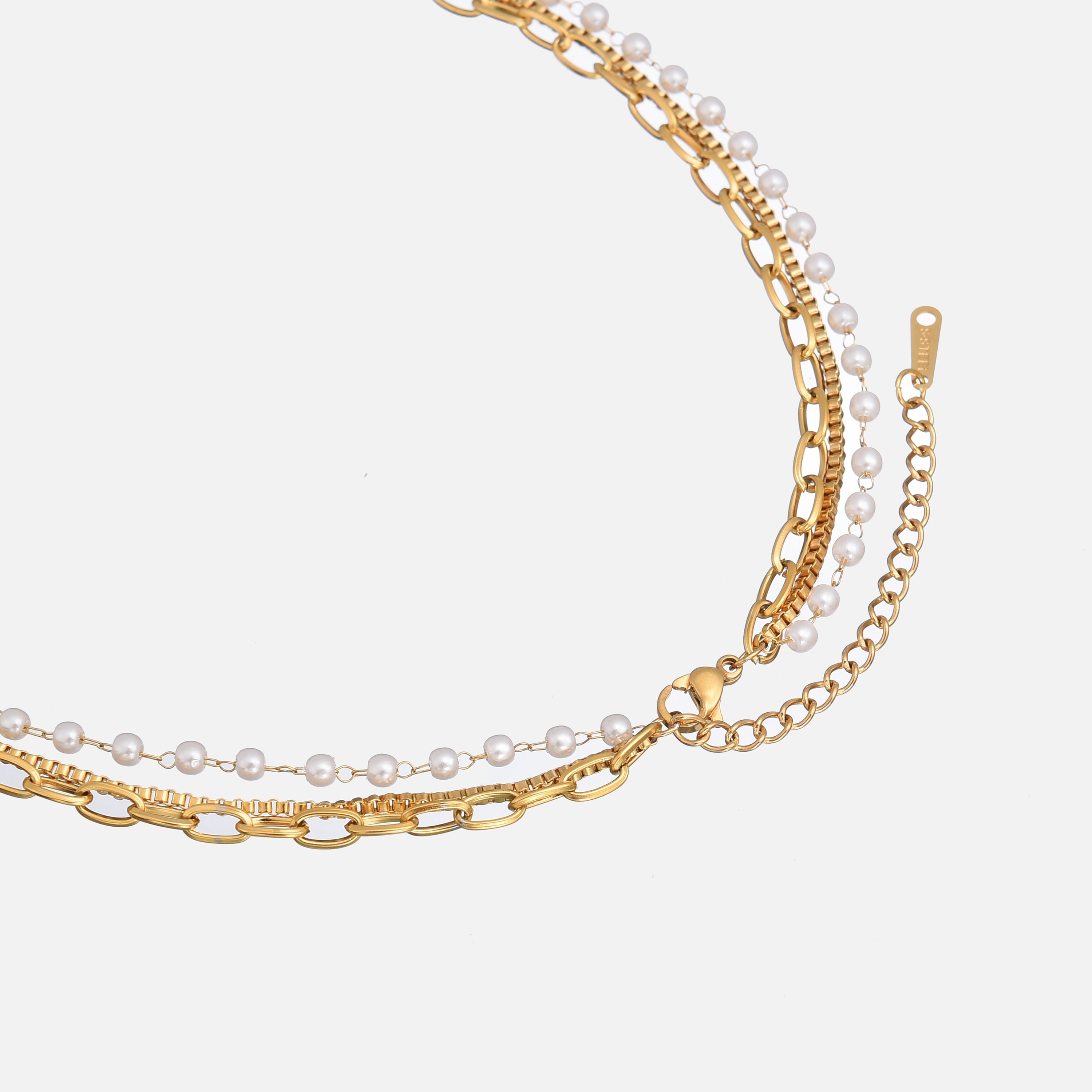 Hensleigh | Triple Topaz Layered Necklace