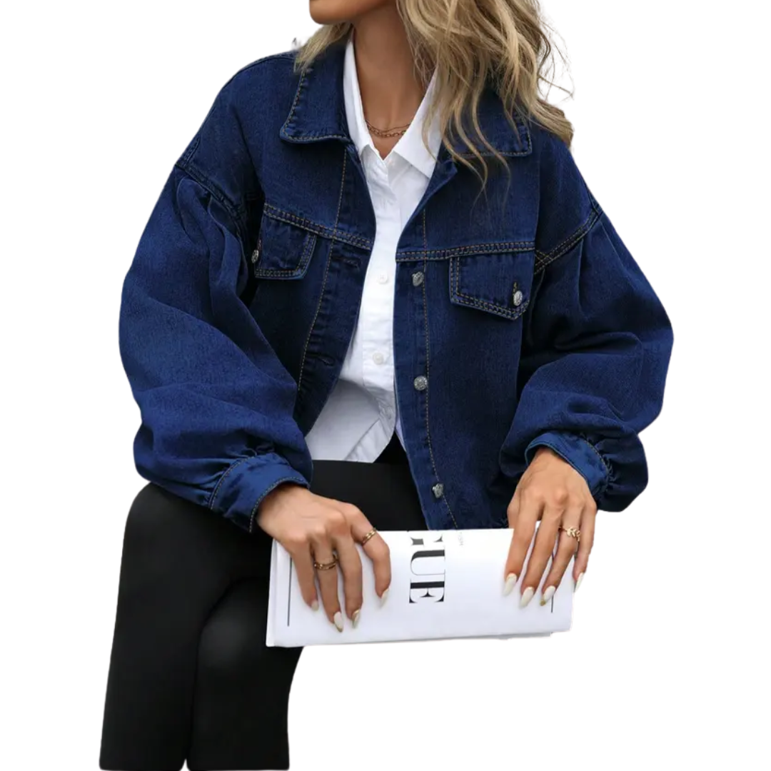 Frankie | Relaxed Cropped Denim Jacket