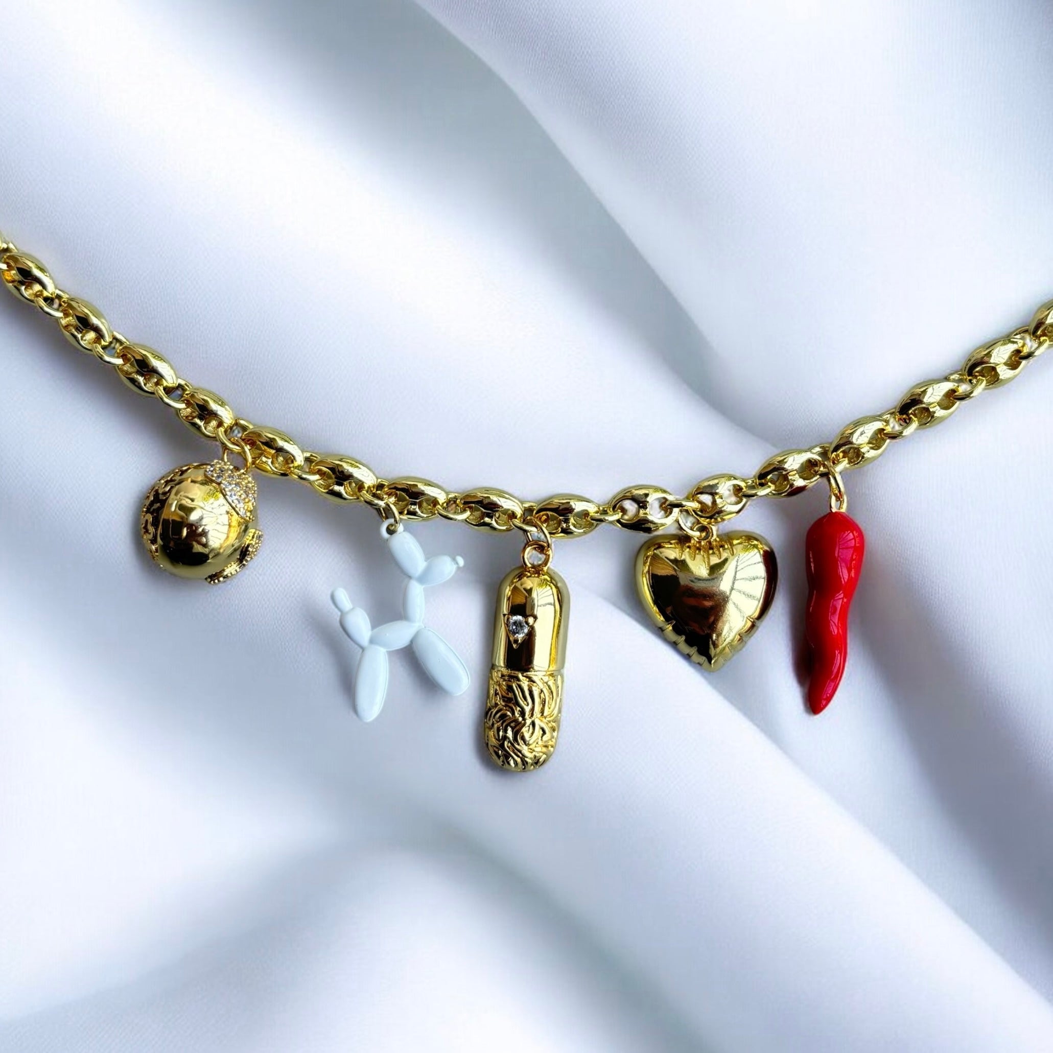 Floriana | Playful Charm Statement Necklace