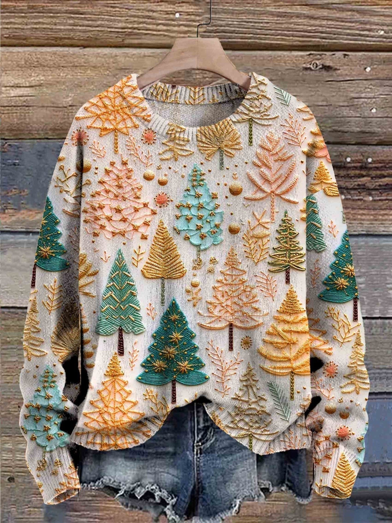 Noelle | Festive Christmas Tree Knit Jumper