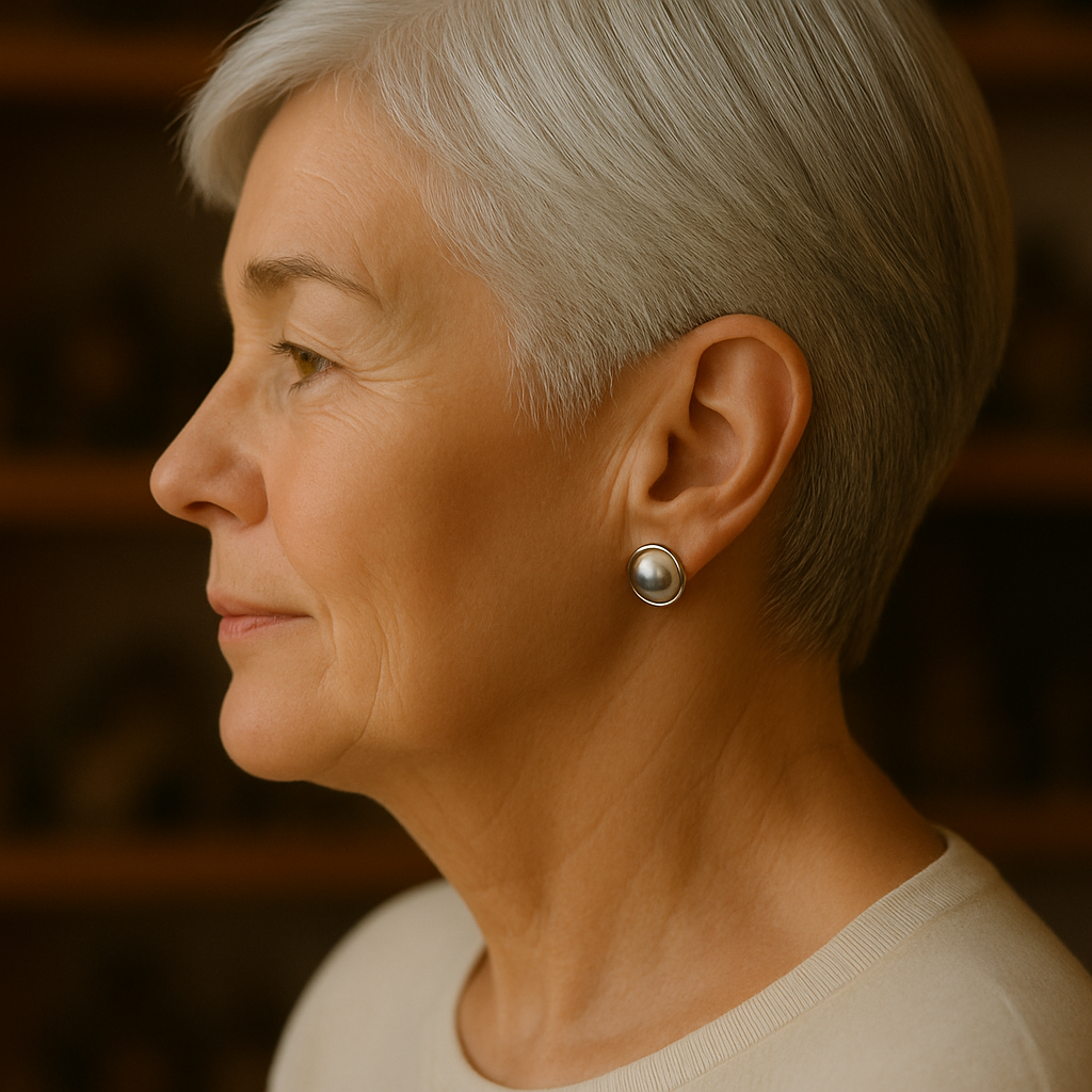 Thea | Black Pearl Drop Earrings