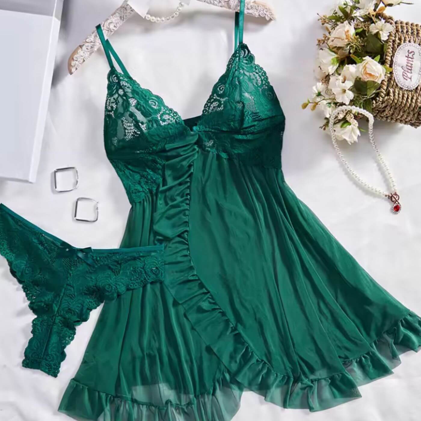 Florence | Seductive Lace Lingerie Set