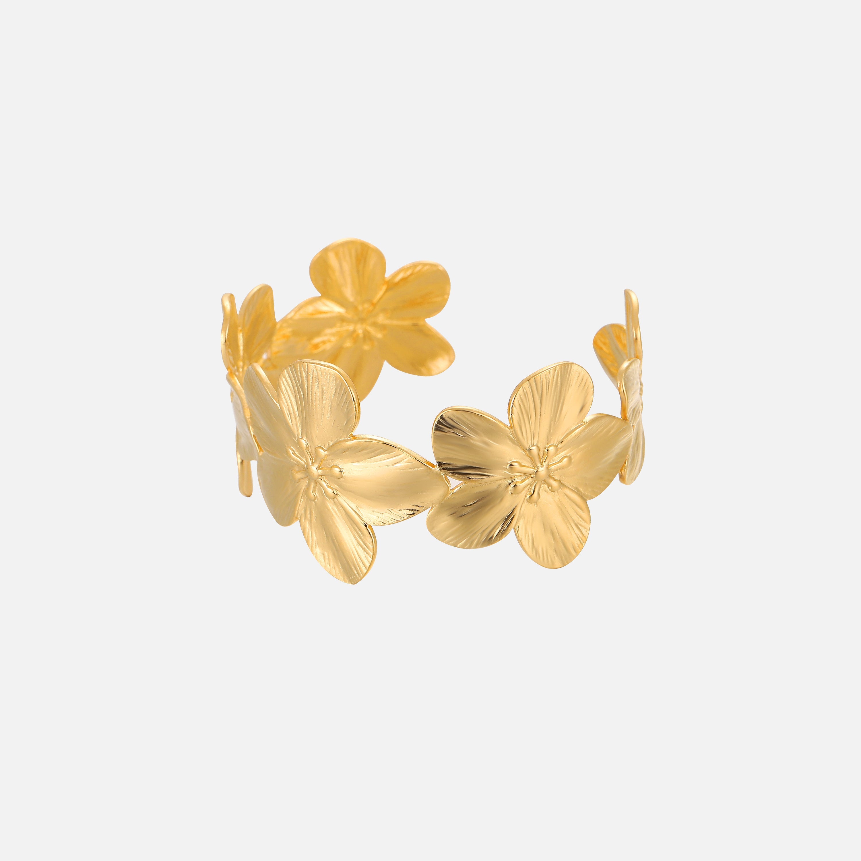 Yolanthe | Floral Cuff Bracelet