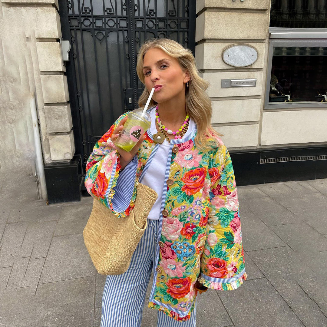 Vivienne | Bold Printed Statement Jacket