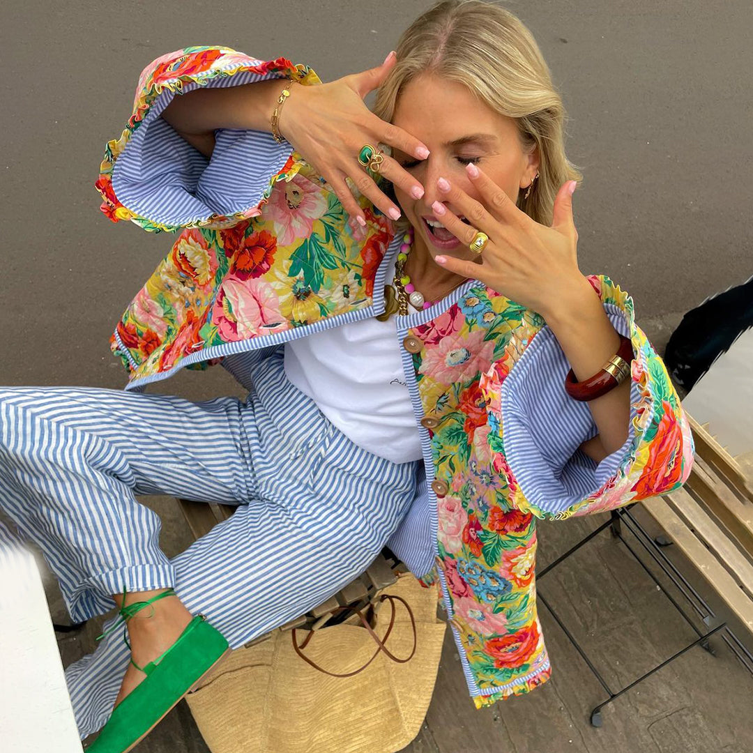 Vivienne | Bold Printed Statement Jacket