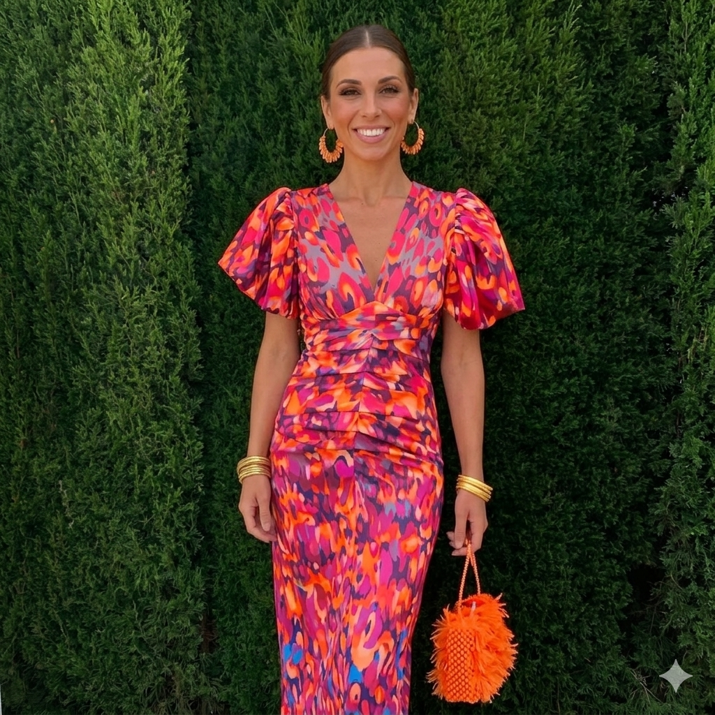 Nellie | Elegant Floral Wrap Dress
