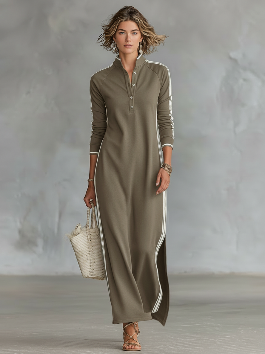 Suki | Maxi Shirtdress in Black