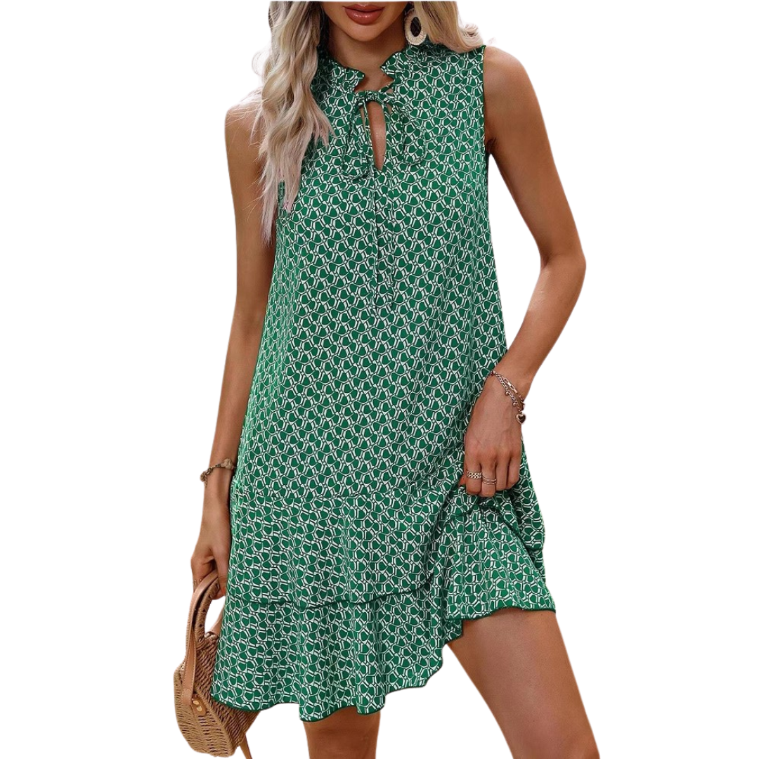 Zara | Bohemian Printed Strappy Midi Dress