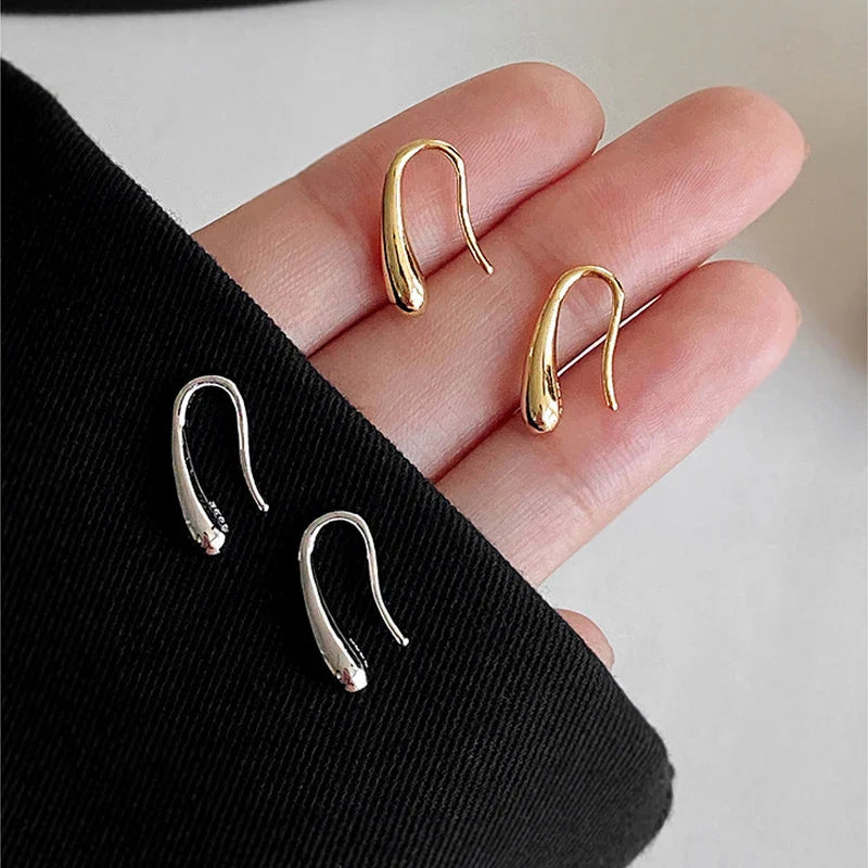 Karen | Polished Drop Sterling Earrings