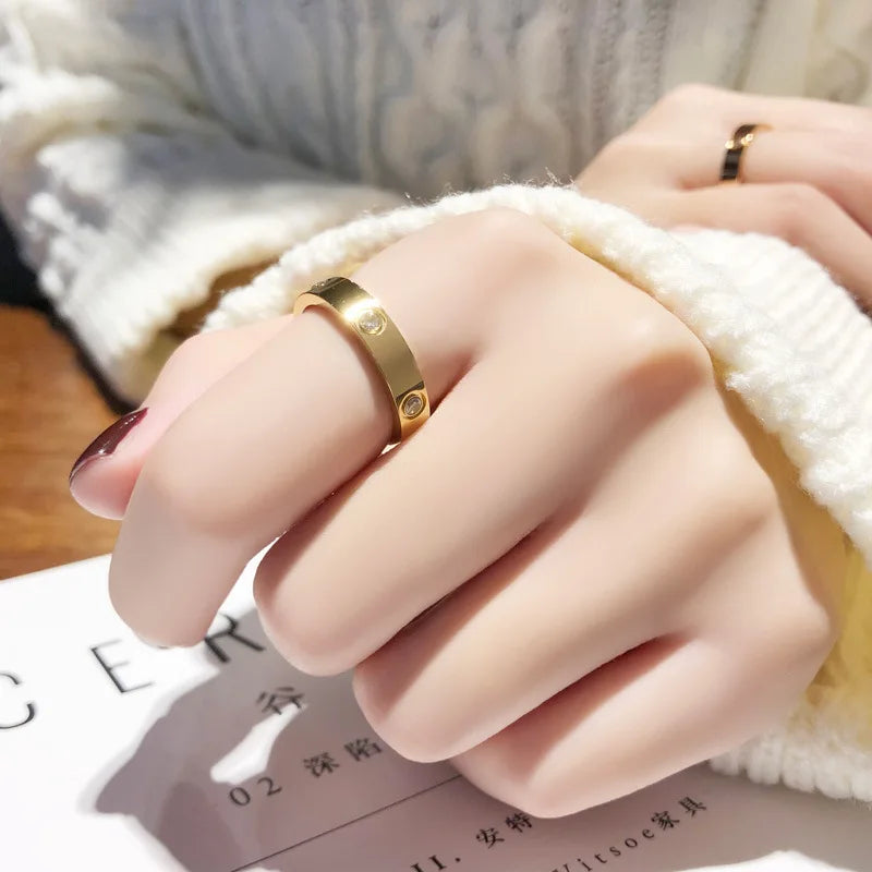 Soleil | Crystal-Accent Gold-Tone Ring
