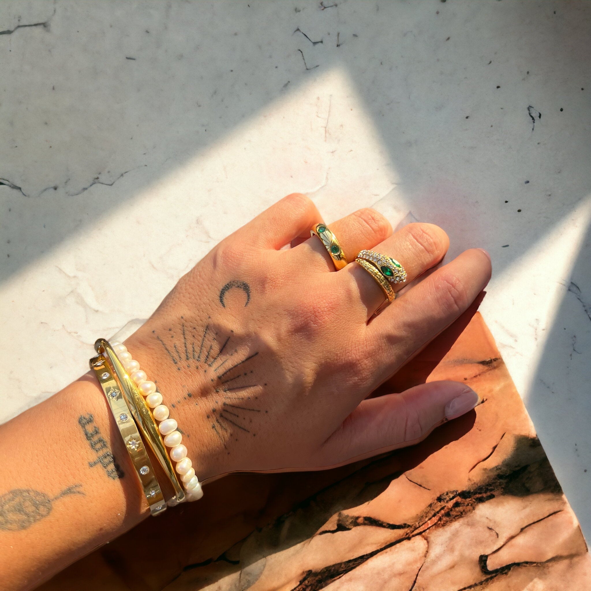 Lorelei | 18K Gold Statement Ring