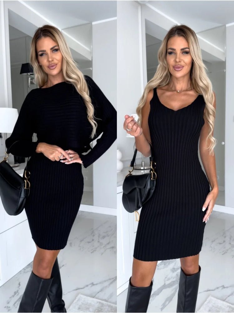 Celeste | Ribbed Knit Two-Piece Set