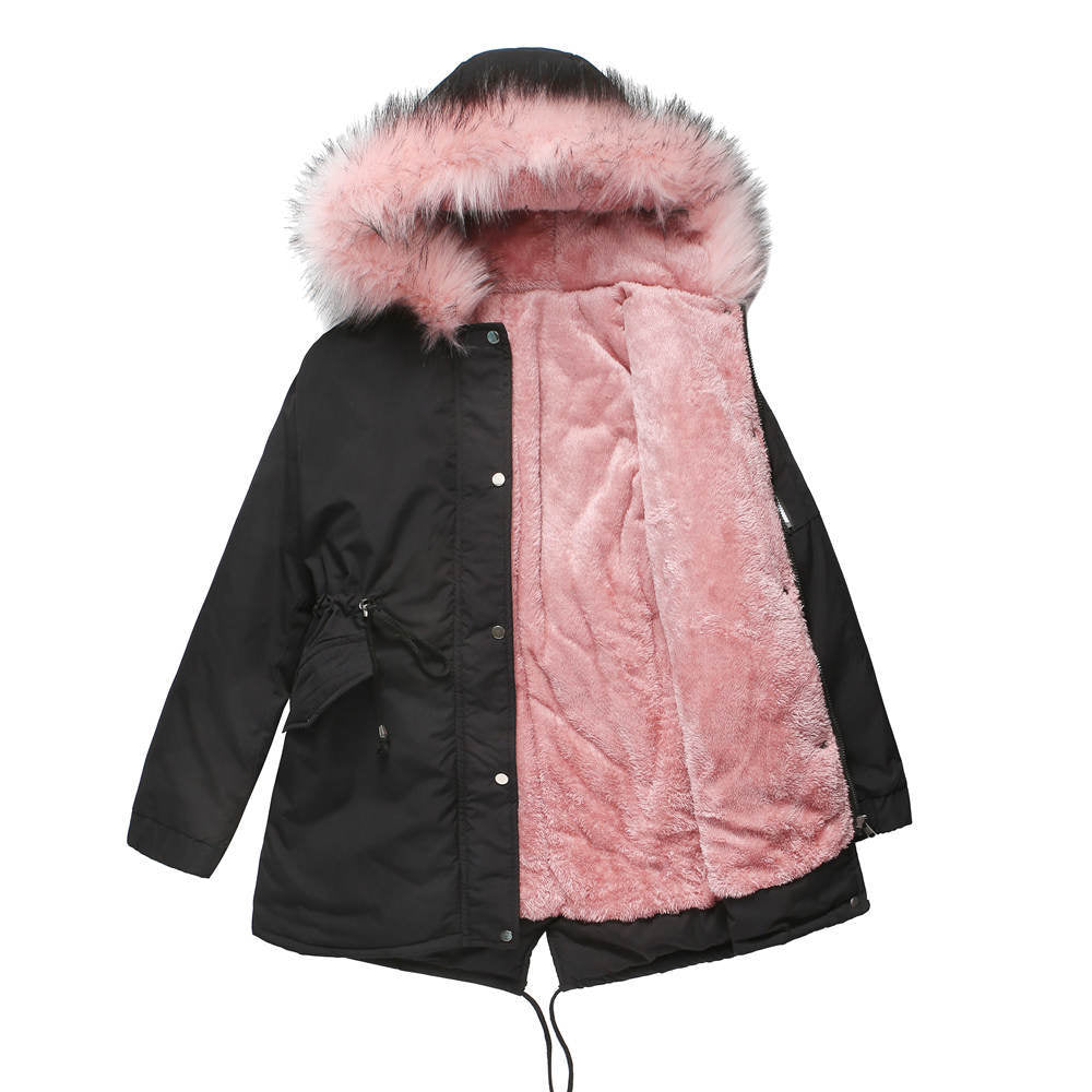 Élise | Velvet-Trimmed Winter Parka