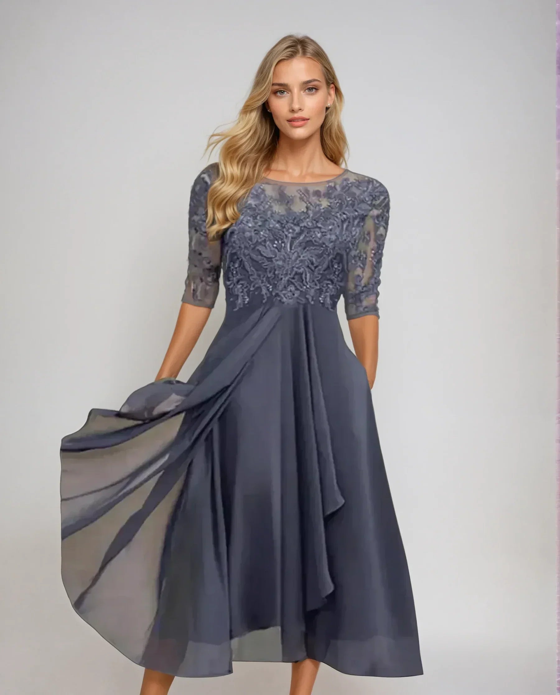Lakeisha | Elegant Lace Evening Dress