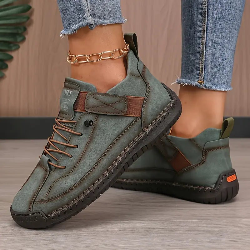 Mamie | Orthopedic Slip-On Leather Sneakers