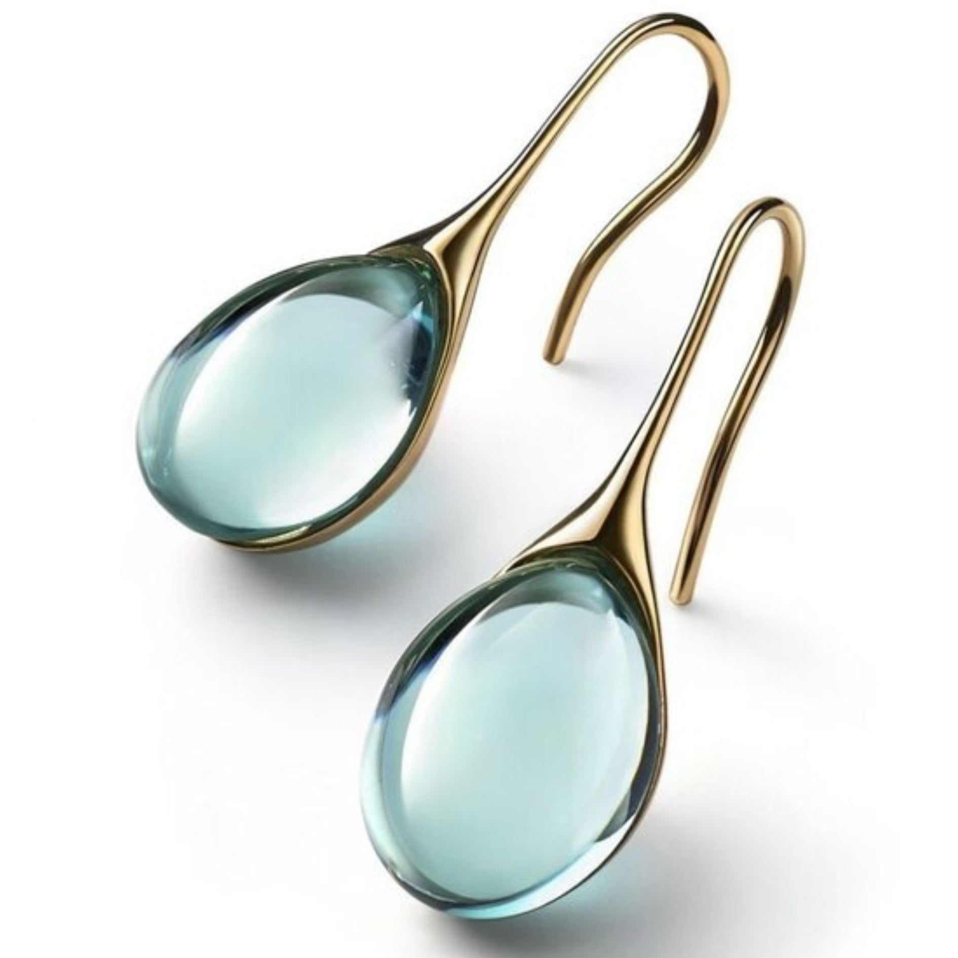 Remy | Crystal Drop Earrings Gold & Silver