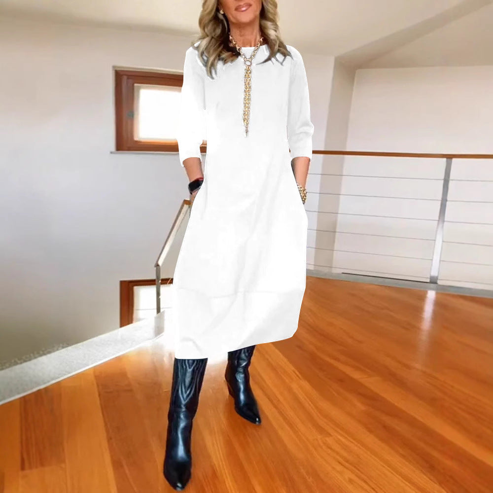 Elara | Luxe Maxi Dress Long Sleeves