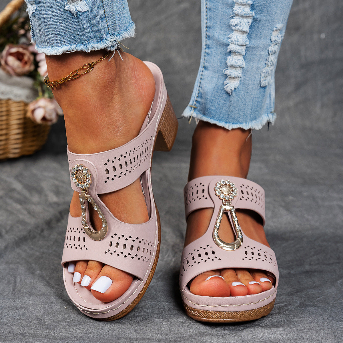 Ivah | High Heel Orthopedic Sandals