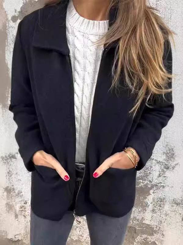 Brielle | Classic Fleece Zip-Up Jacket